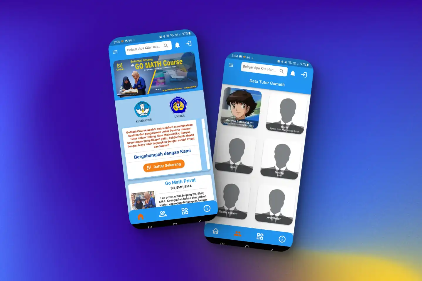 Aplikasi Layanan Les Privat – Go Math — gambar 2