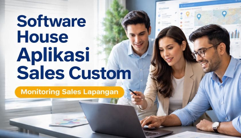 Software House Aplikasi Sales Custom untuk Monitoring Sales Lapangan